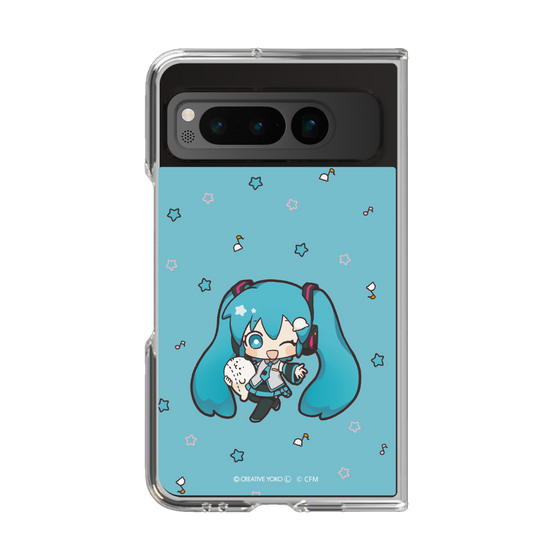 クリアケース［ しろたん×初音ミク - 初音ミク - しろたんと一緒 ］