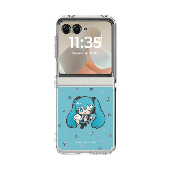 クリアケース［ しろたん×初音ミク - 初音ミク - しろたんと一緒 ］