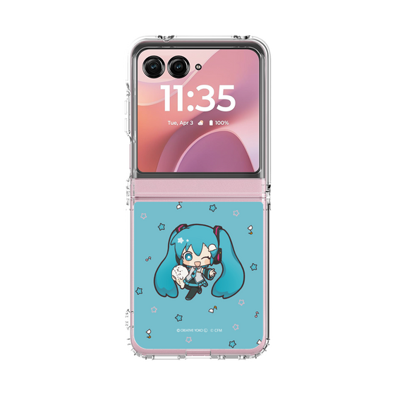 クリアケース［ しろたん×初音ミク - 初音ミク - しろたんと一緒 ］