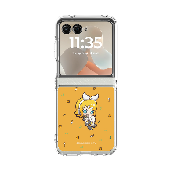 クリアケース［ しろたん×初音ミク - 鏡音リン - しろたんと一緒 ］