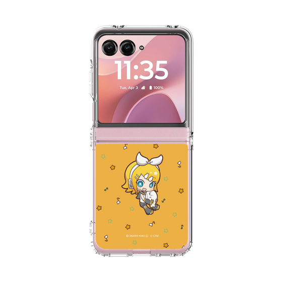 クリアケース［ しろたん×初音ミク - 鏡音リン - しろたんと一緒 ］