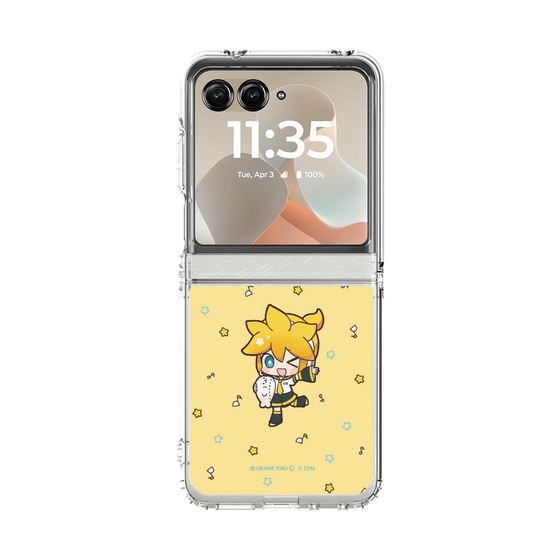 クリアケース［ しろたん×初音ミク - 鏡音レン - しろたんと一緒 ］