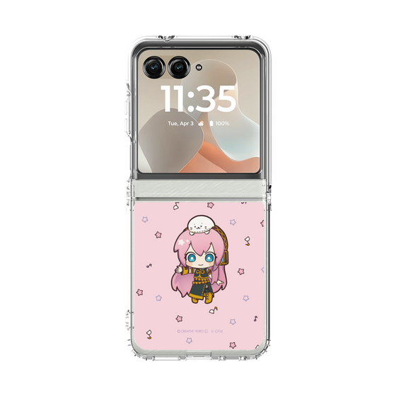 クリアケース［ しろたん×初音ミク - 巡音ルカ - しろたんと一緒 ］