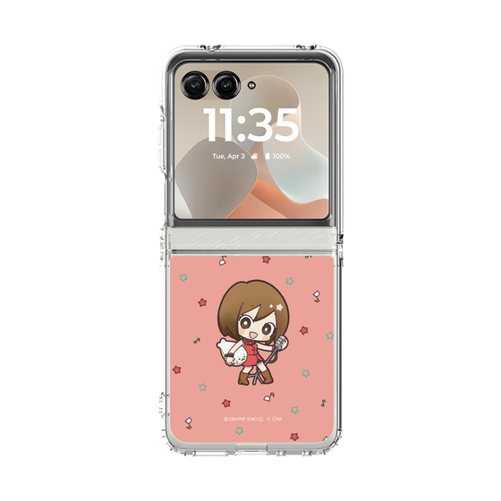 クリアケース［ しろたん×初音ミク - MEIKO - しろたんと一緒 ］