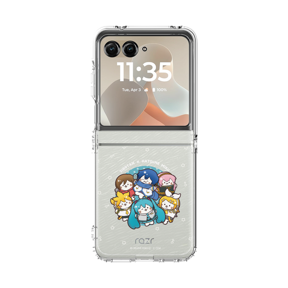 クリアケース［ しろたん×初音ミク - 全員集合 - しろたん変身 ］