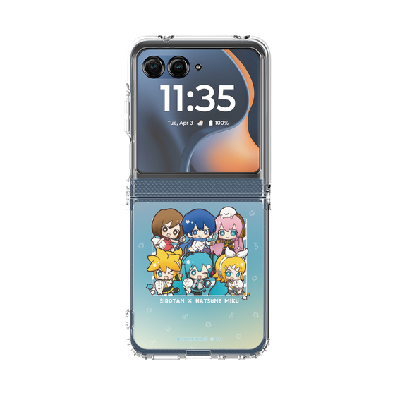 クリアケース［ しろたん×初音ミク - 全員集合 - しろたんと一緒 ］