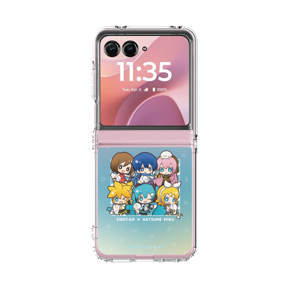 クリアケース［ しろたん×初音ミク - 全員集合 - しろたんと一緒 ］
