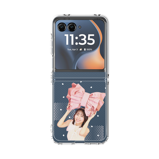 クリアケース［ ジャストプロ - 小島菜々恵 - リボン ］