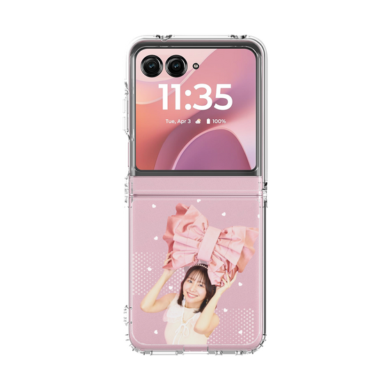 クリアケース［ ジャストプロ - 小島菜々恵 - リボン ］