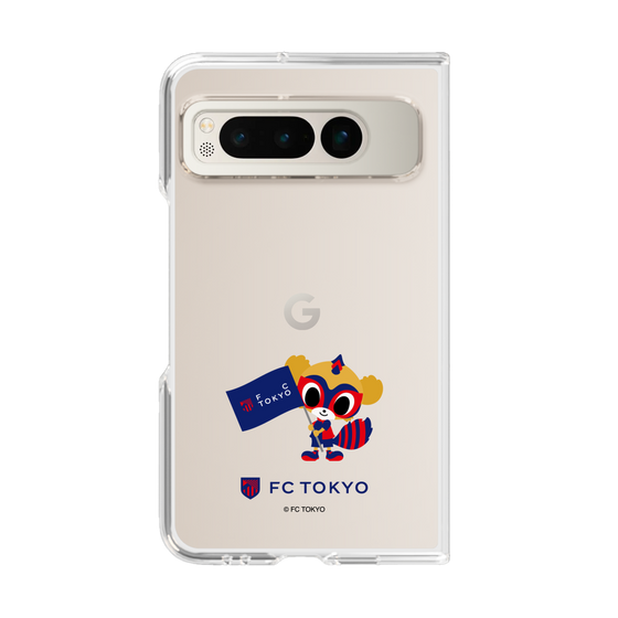 クリアケース［ FC東京 - ドロンパとミニフラッグ ］
