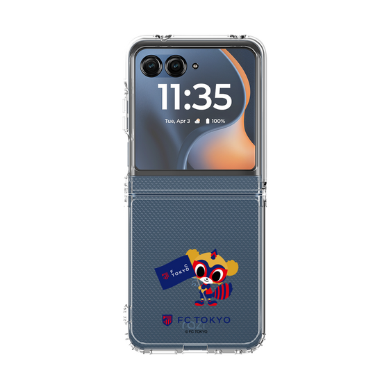 クリアケース［ FC東京 - ドロンパとミニフラッグ ］