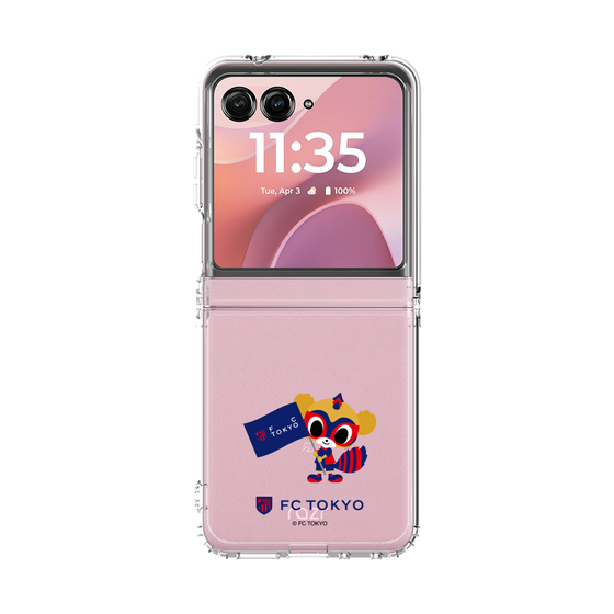 クリアケース［ FC東京 - ドロンパとミニフラッグ ］