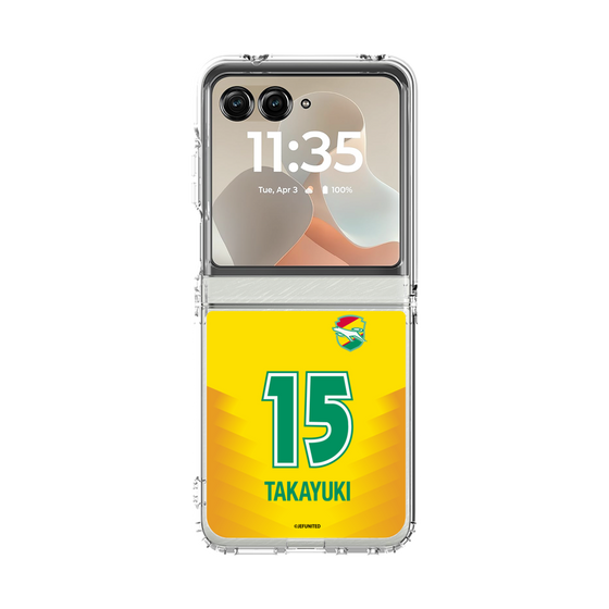 クリアケース［ ジェフユナイテッド市原・千葉 - FP1st #15 TAKAYUKI ］