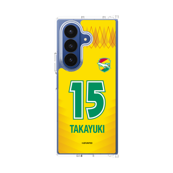 クリアケース［ ジェフユナイテッド市原・千葉 - FP1st #15 TAKAYUKI ］