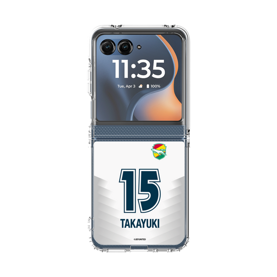 クリアケース［ ジェフユナイテッド市原・千葉 - FP2nd #15 TAKAYUKI ］