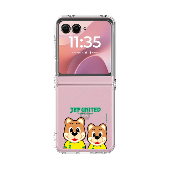 クリアケース［ ジェフユナイテッド市原・千葉 - ジェフィとユニティ3 ］