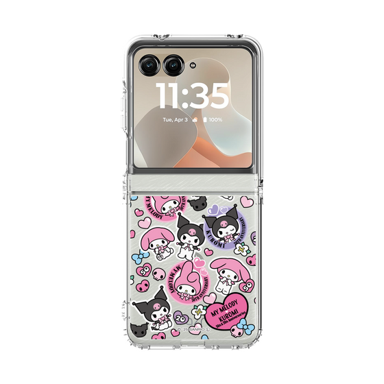 クリアケース［ マイメロディ50周年・クロミ20周年 - ステッカー ］