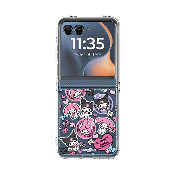 クリアケース［ マイメロディ50周年・クロミ20周年 - ステッカー ］