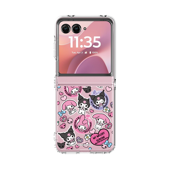 クリアケース［ マイメロディ50周年・クロミ20周年 - ステッカー ］