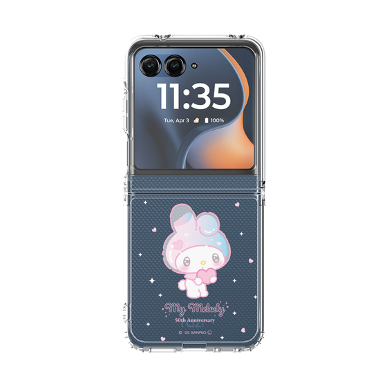 クリアケース［ マイメロディ50周年・クロミ20周年 - マイメロディ - ハート ］