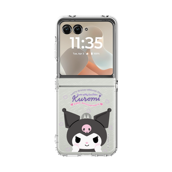 クリアケース［ マイメロディ50周年・クロミ20周年 - クロミ - フェイス ］