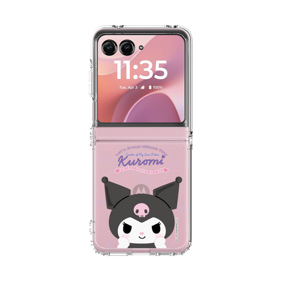 クリアケース［ マイメロディ50周年・クロミ20周年 - クロミ - フェイス ］