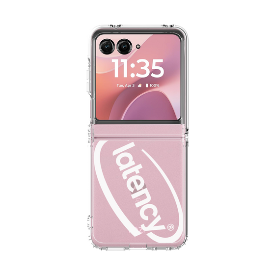 クリアケース［ LATENCY - Circle logo - Clear ］