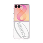 クリアケース［ LATENCY - Circle logo - White ］