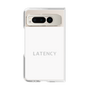クリアケース［ LATENCY - Logotype - White ］