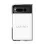 クリアケース［ LATENCY - Logotype - White ］