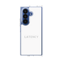 クリアケース［ LATENCY - Logotype - White ］