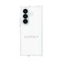 クリアケース［ LATENCY - Logotype - White ］