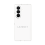 クリアケース［ LATENCY - Logotype - White ］