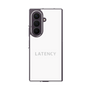 クリアケース［ LATENCY - Logotype - White ］