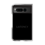 クリアケース［ LATENCY - Logotype - Black ］