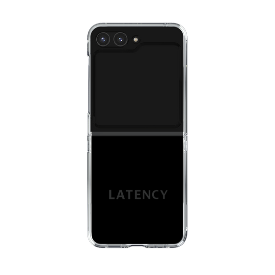 クリアケース［ LATENCY - Logotype - Black ］