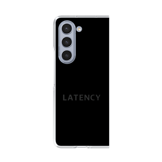 クリアケース［ LATENCY - Logotype - Black ］