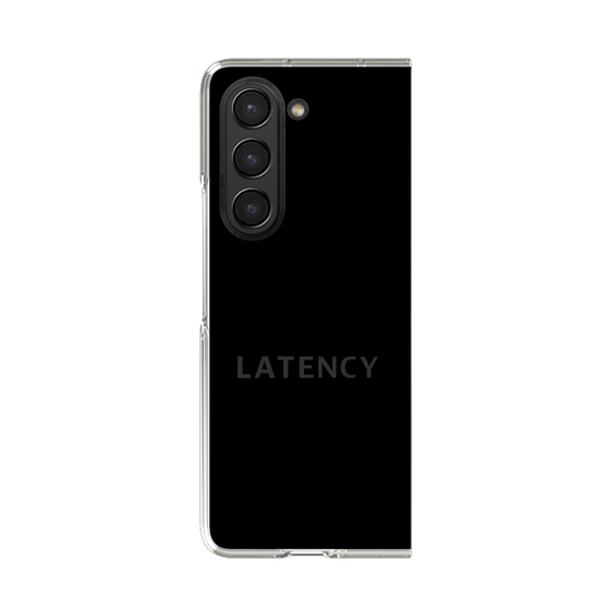 クリアケース［ LATENCY - Logotype - Black ］