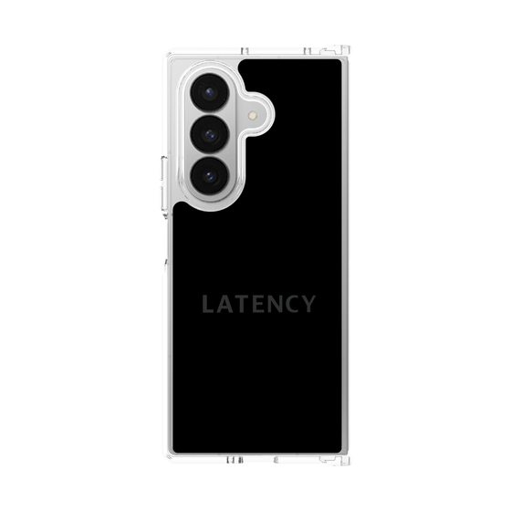 クリアケース［ LATENCY - Logotype - Black ］