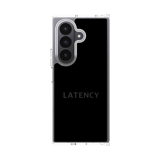 クリアケース［ LATENCY - Logotype - Black ］