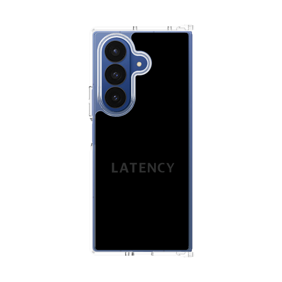 クリアケース［ LATENCY - Logotype - Black ］
