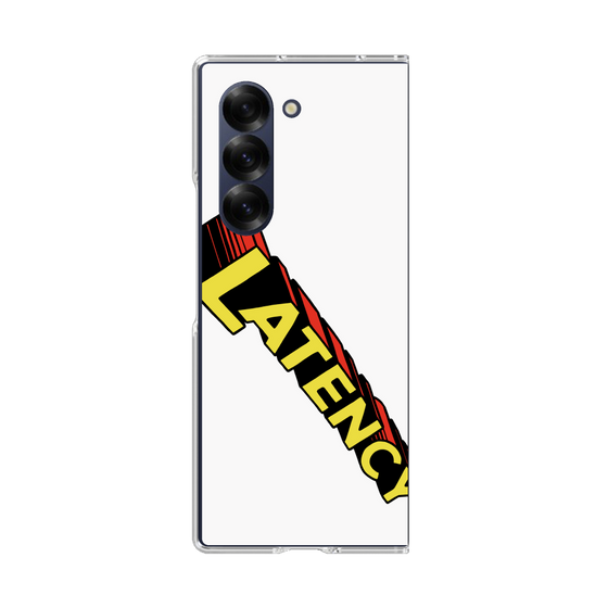 クリアケース［ LATENCY - Rock logo - White ］