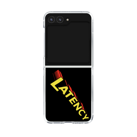 クリアケース［ LATENCY - Rock logo - Black ］