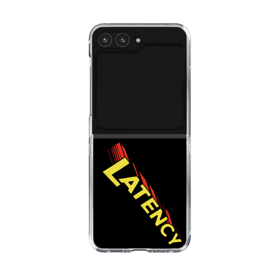 クリアケース［ LATENCY - Rock logo - Black ］