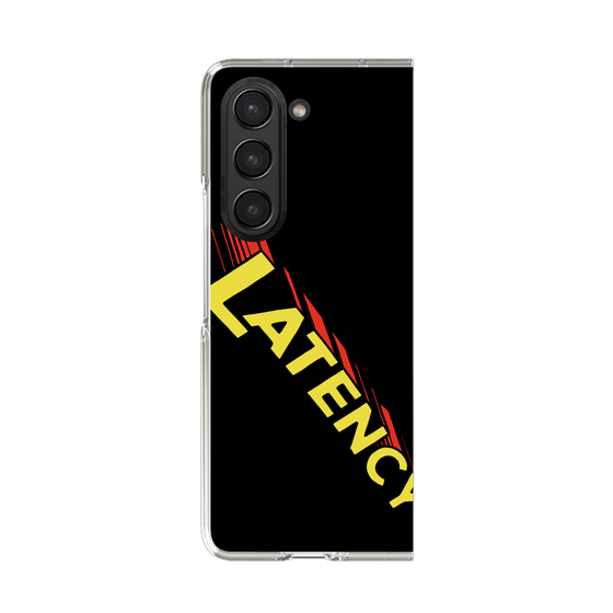 クリアケース［ LATENCY - Rock logo - Black ］