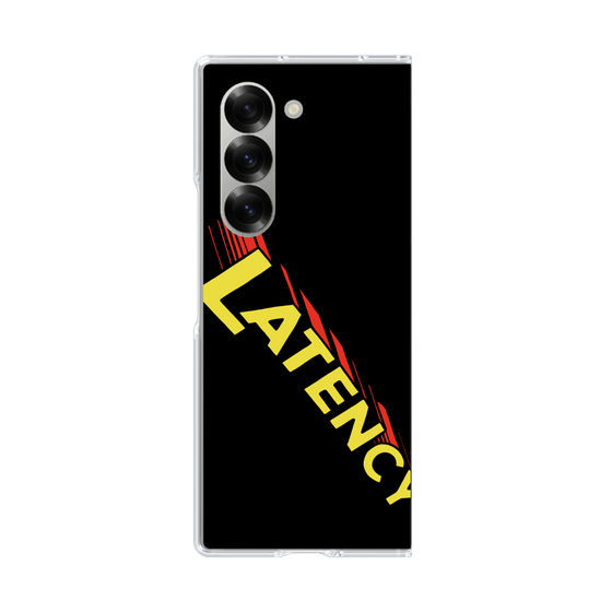 クリアケース［ LATENCY - Rock logo - Black ］