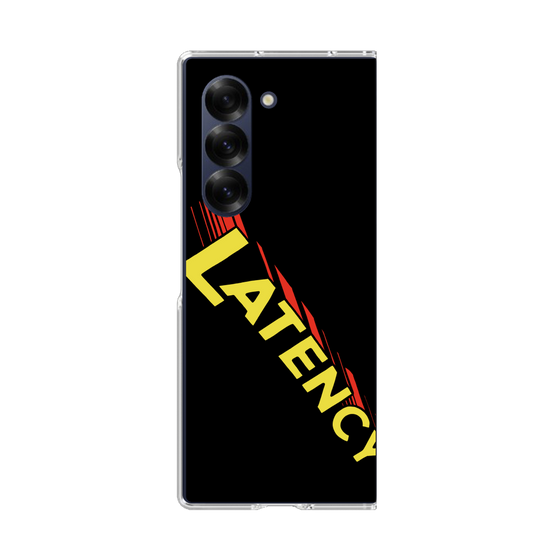 クリアケース［ LATENCY - Rock logo - Black ］