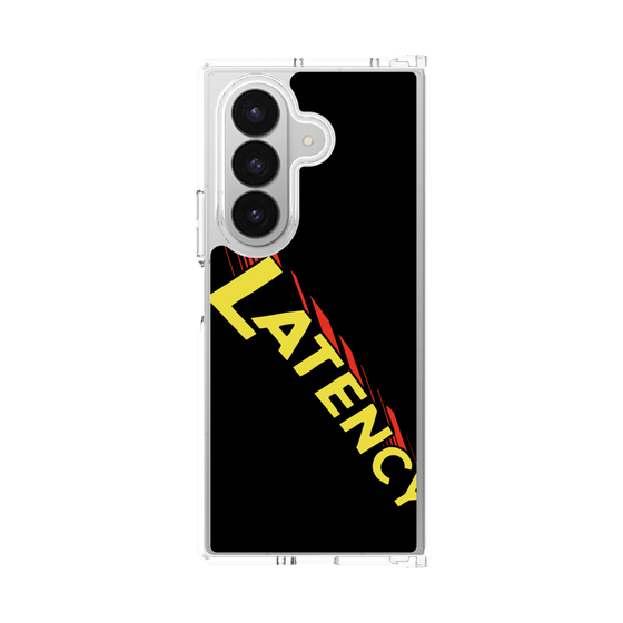 クリアケース［ LATENCY - Rock logo - Black ］