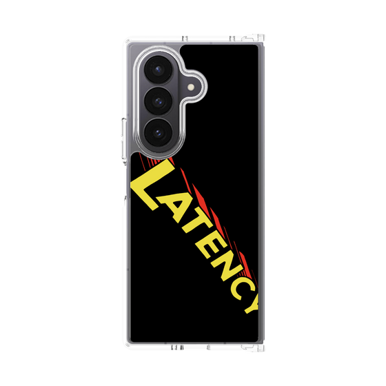 クリアケース［ LATENCY - Rock logo - Black ］