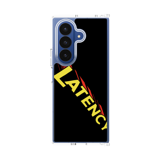 クリアケース［ LATENCY - Rock logo - Black ］